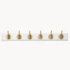 Appendiabiti Da Parete In Legno Con 6 Ganci Edgy
