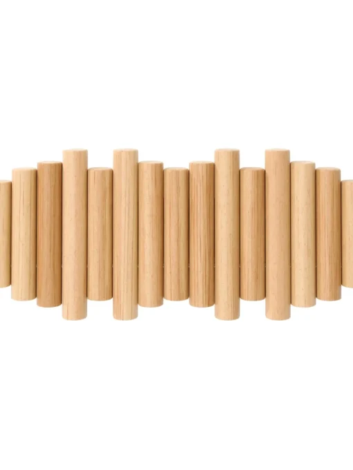 Appendiabiti Da Parete In Legno Di Pino Picket
