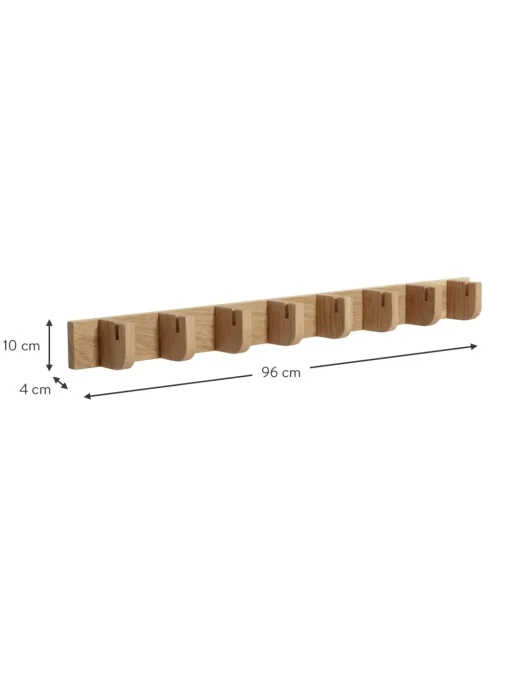 Appendiabiti Da Parete In Legno Di Quercia Nomad