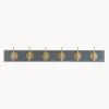 Appendiabiti Da Parete In Legno Con 6 Ganci Edgy