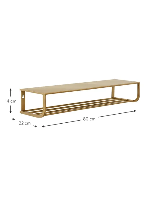 Appendiabiti Da Parete In Metallo Shelf