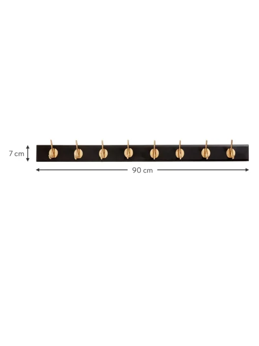 Appendiabiti In Legno Con 8 Ganci Edgy