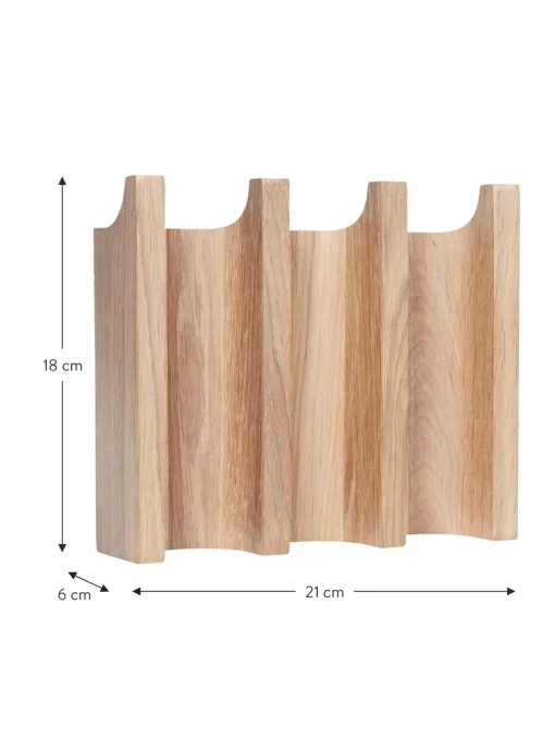 Appendiabiti In Legno Di Quercia Column
