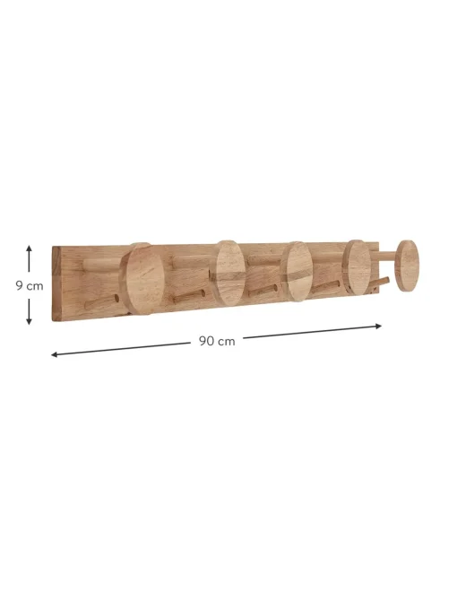 Appendiabiti In Legno Di Albero Della Gomma Emme