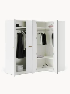 Armadio Angolare Componibile Charlotte, Larg. 215 Cm, Diverse Varianti