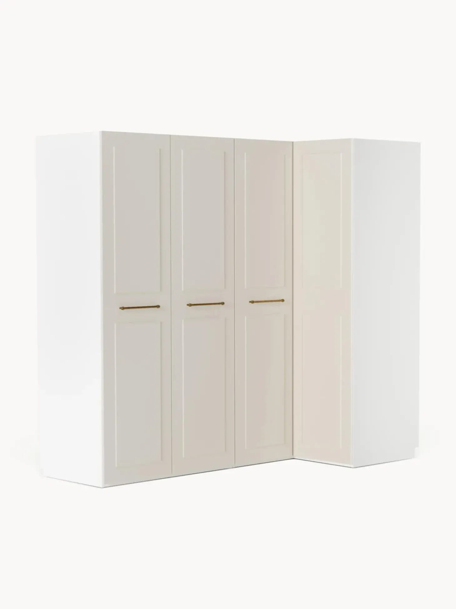 Armadio Angolare Componibile Charlotte, Larg. 215 Cm, Diverse Varianti