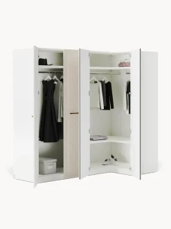 Armadio Angolare Componibile Charlotte, Larg. 215 Cm, Diverse Varianti