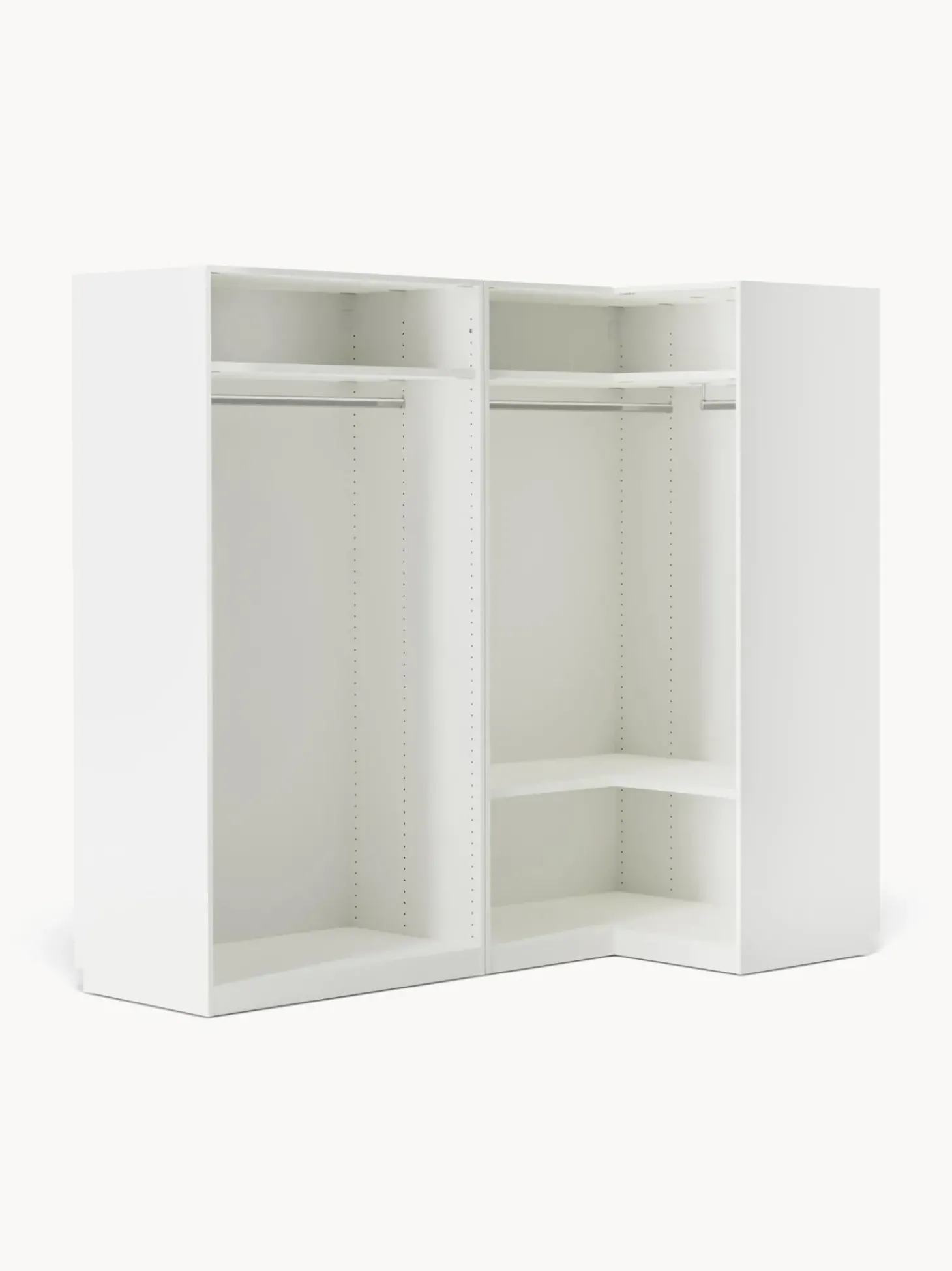 Armadio Angolare Componibile Charlotte, Larg. 215 Cm, Diverse Varianti