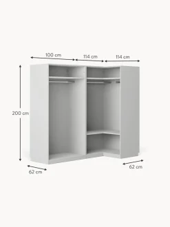 Armadio Angolare Componibile Leon, Larg. 215 Cm, Diverse Varianti