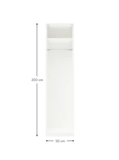 Armadio Componibile Ad Anta Girevole Leon, Larg. 50 Cm, Diverse Varianti