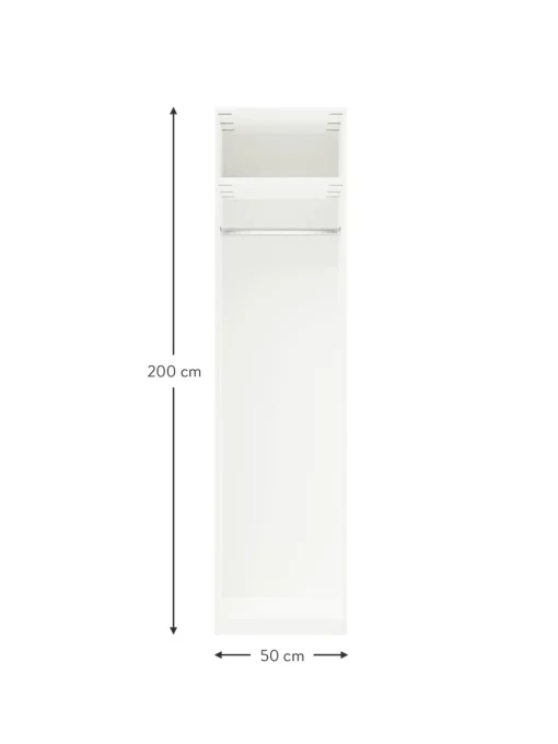 Armadio Componibile Ad Anta Girevole Leon, Larg. 50 Cm, Diverse Varianti