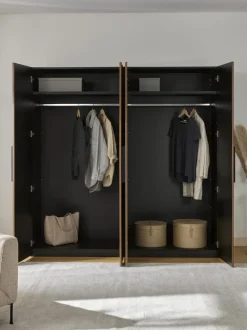 Armadio Componibile Ad Ante Girevoli Simone, Larg. 200 Cm, Diverse Varianti