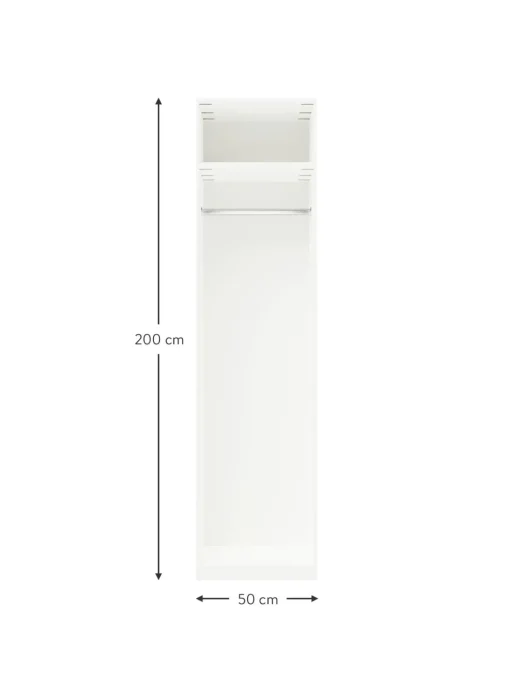 Armadio Componibile Con Anta Battente Charlotte, Larg. 50 Cm, In Diverse Varianti