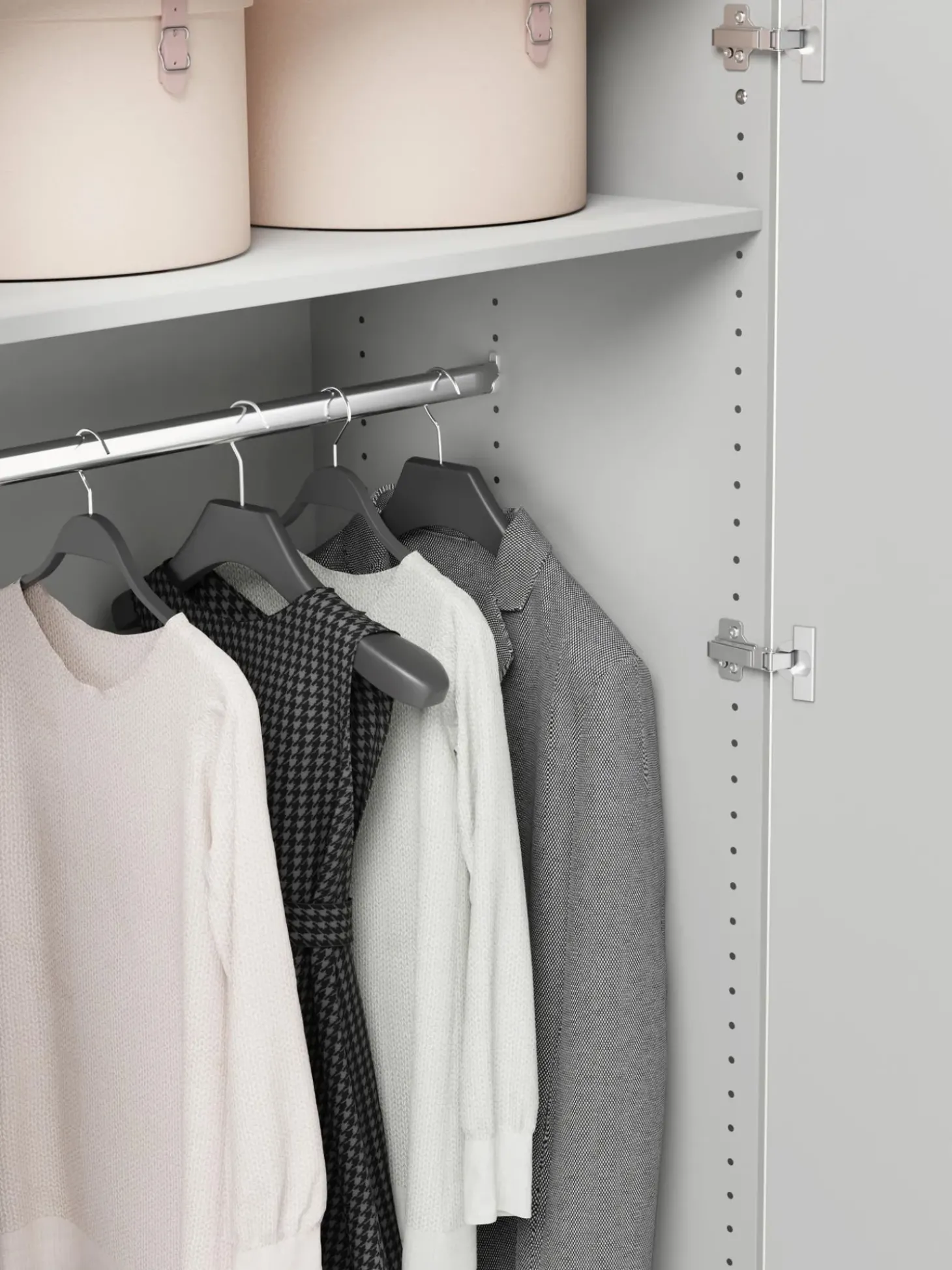 Armadio Componibile Con Ante Battenti Simone, Larg. 200 Cm, In Diverse Varianti