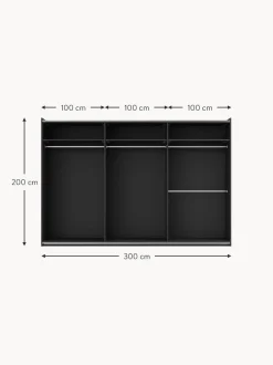 Armadio Componibile Con Ante Battenti Leon, Larg. 300 Cm, Diverse Varianti
