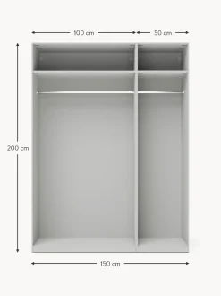 Armadio Componibile Con Ante Battenti Leon, Larg. 150 Cm, In Diverse Varianti