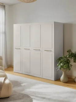 Armadio Componibile Con Anta Battente Charlotte, Larg. 200 Cm, In Diverse Varianti