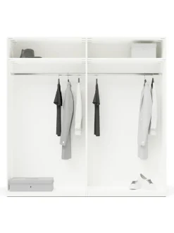 Armadio Componibile Con Anta Battente Charlotte, Larg. 200 Cm, In Diverse Varianti