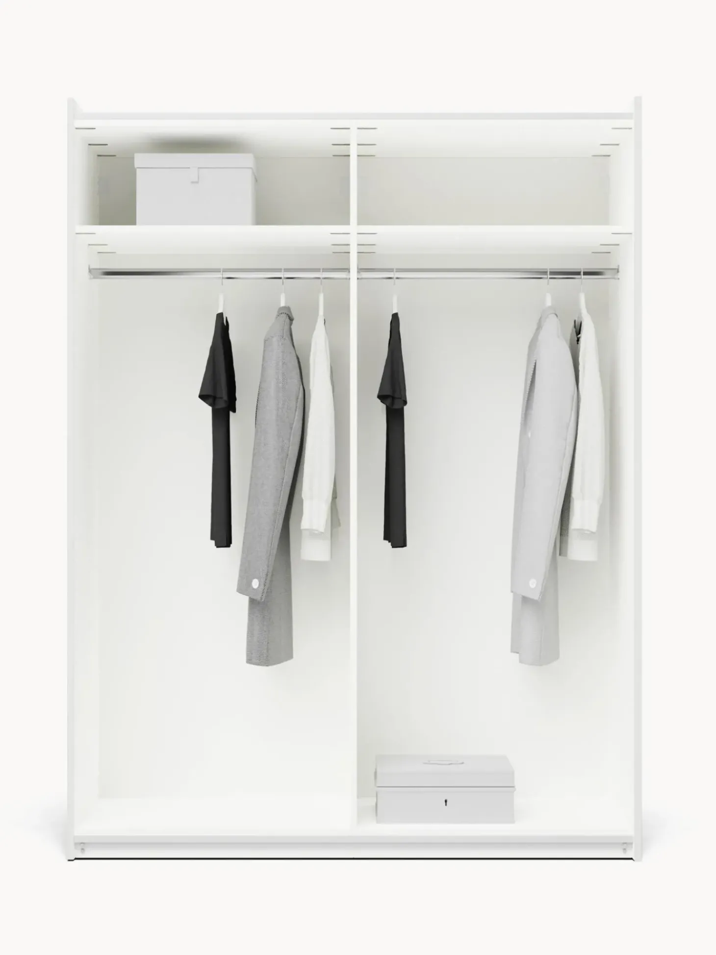 Armadio Componibile Con Ante Battenti Leon, Larg. 150 Cm, Diverse Varianti