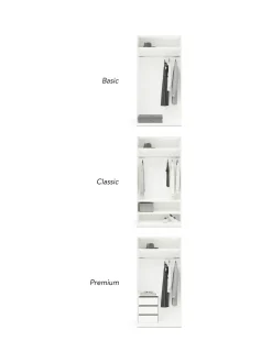 Armadio Componibile Con Ante Battenti Charlotte, Larg. 100 Cm, In Diverse Varianti