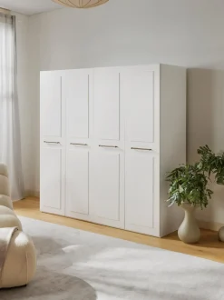 Armadio Componibile Con Ante Battenti Charlotte, Larg. 200 Cm, In Diverse Varianti