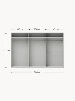 Armadio Componibile Con Ante Battenti Simone, Larg. 300 Cm, In Diverse Varianti