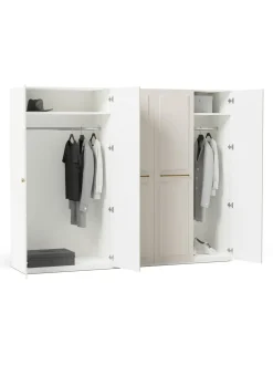 Armadio Componibile Con Anta Battente Charlotte, Larg. 250 Cm, In Diverse Varianti