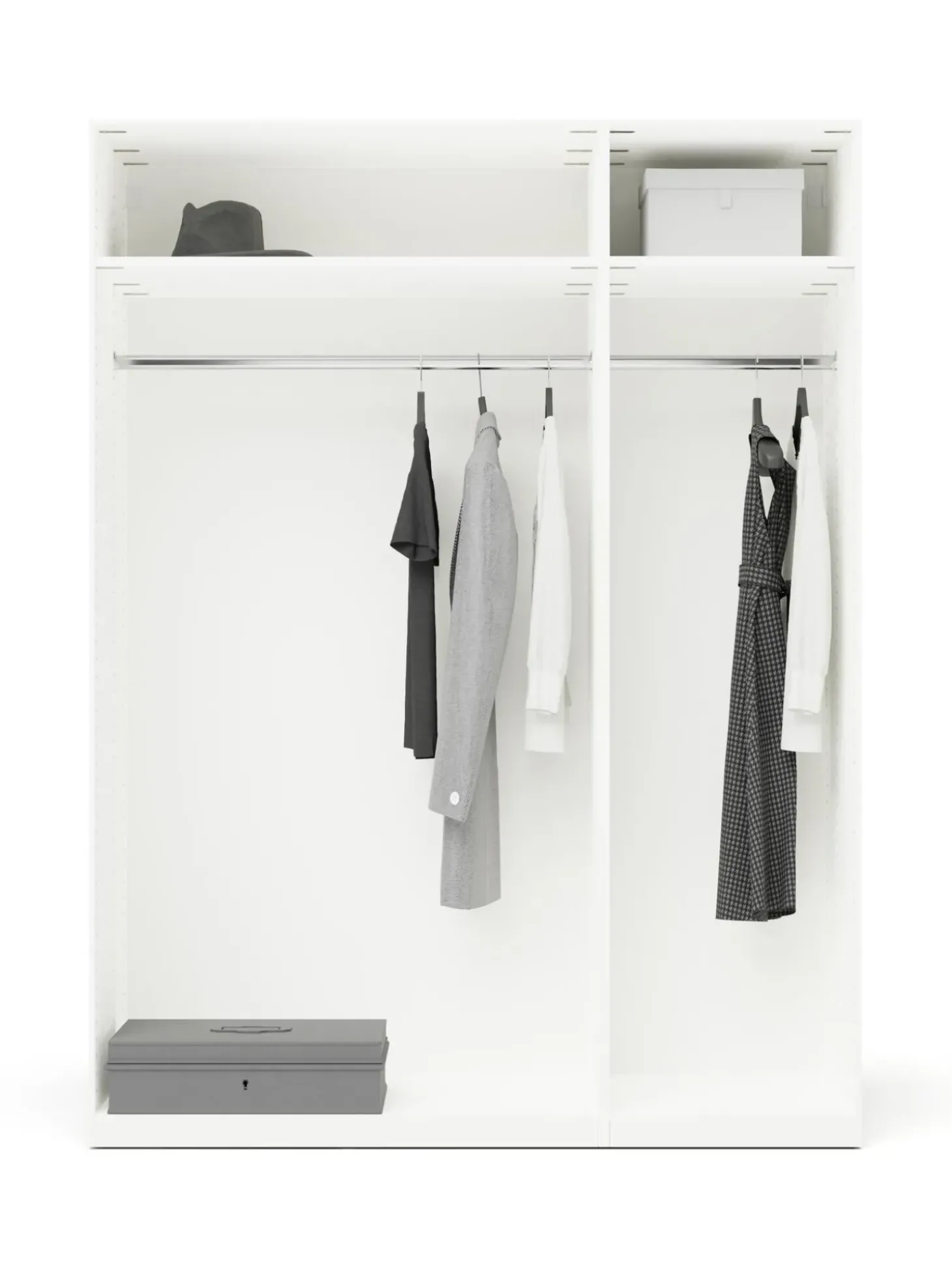 Armadio Componibile Con Anta Battente Charlotte, Larg. 150 Cm, In Diverse Varianti