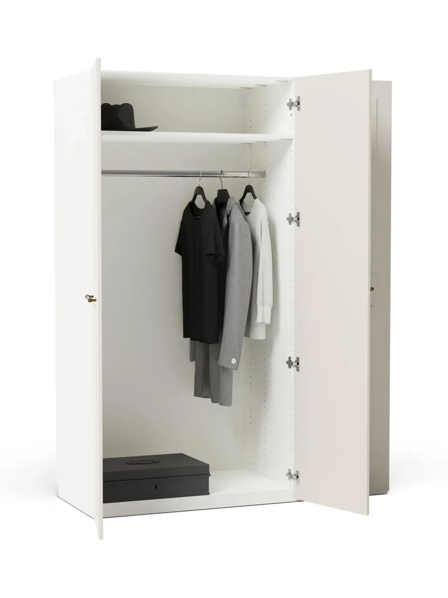 Armadio Componibile Con Anta Battente Charlotte, Larg. 150 Cm, In Diverse Varianti