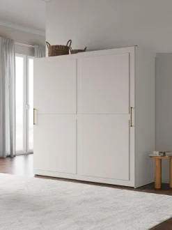 Armadio Componibile Con Ante Scorrevoli Charlotte, Larg. 200 Cm, Diverse Varianti