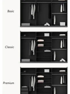 Armadio Componibile Con Ante Battente Simone, Larg. 300 Cm, In Diverse Varianti