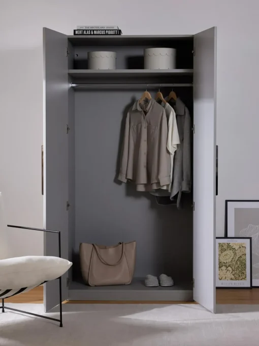 Armadio Componibile Con Ante Battenti Simone, Larg. 100 Cm, In Diverse Varianti
