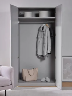 Armadio Componibile Con Ante Battenti Leon, Larg. 100 Cm, In Diverse Varianti