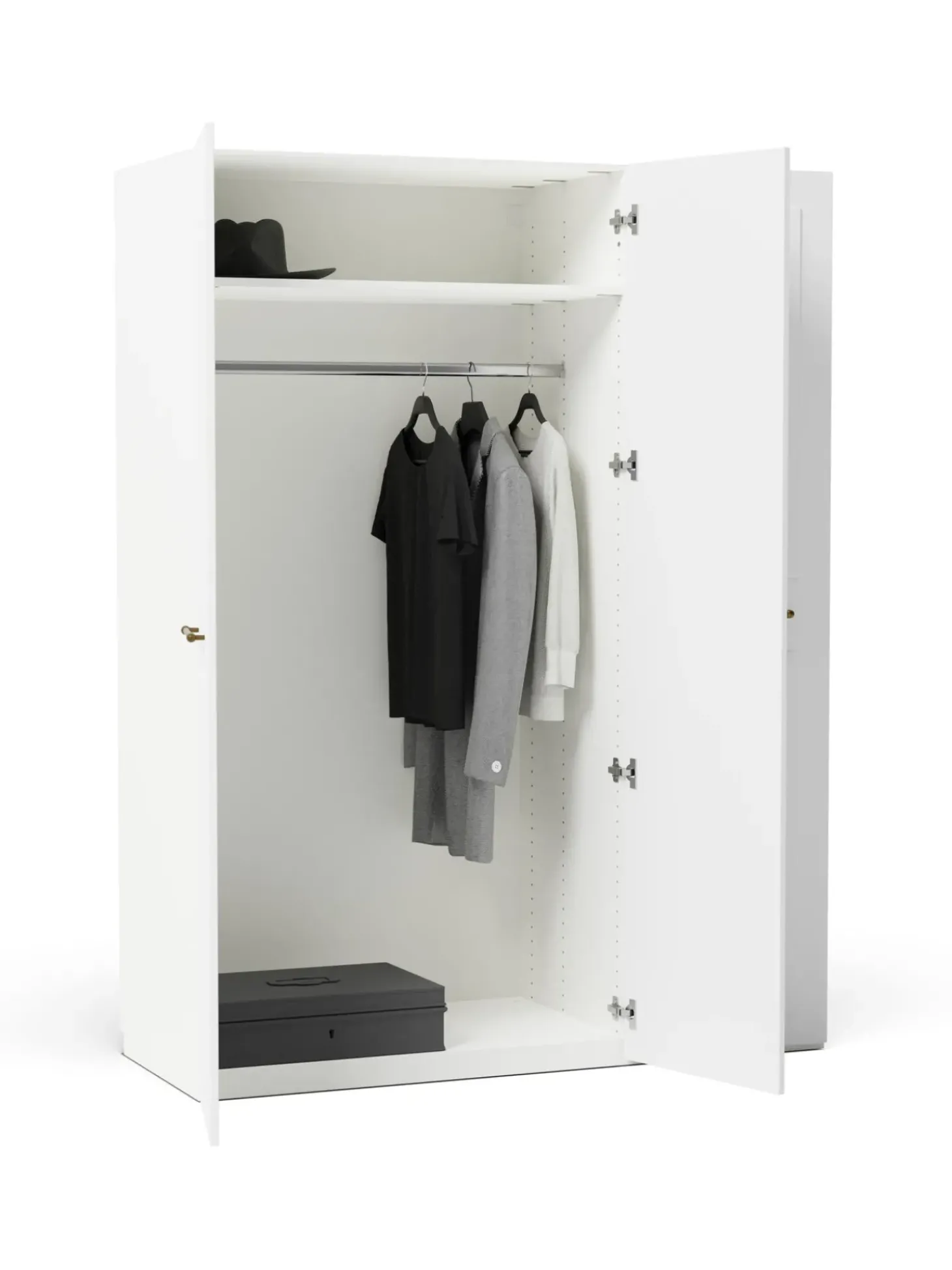 Armadio Componibile Con Ante Battenti Charlotte, Larg. 150 Cm, In Diverse Varianti