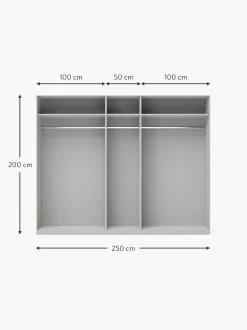 Armadio Componibile Con Ante Battenti Charlotte, Larg. 250 Cm, In Diverse Varianti