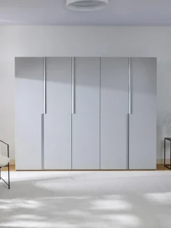 Armadio Componibile Con Ante Battenti Leon, Larg. 250 Cm, In Diverse Varianti