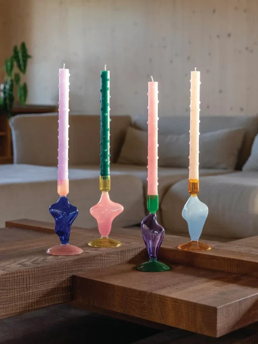Candelabro In Vetro Flux
