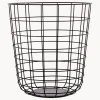 Cesto Grande In Metallo Wire