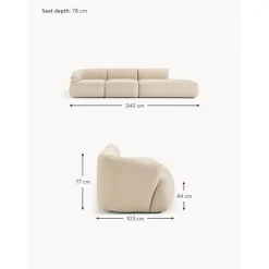 Chaise Longue Componibile Xl Sofia*Westwing Collection Hot