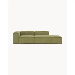 Chaise Longue Componibile In Velluto A Coste Lennon*Westwing Collection New