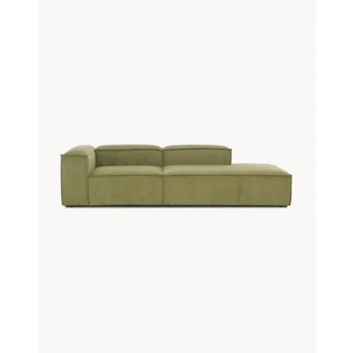 Chaise Longue Componibile In Velluto A Coste Lennon*Westwing Collection New