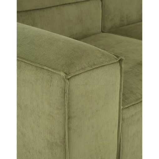 Chaise Longue Componibile In Velluto A Coste Lennon*Westwing Collection New