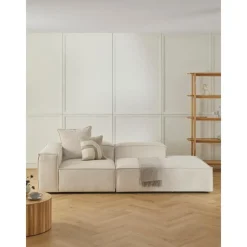 Chaise Longue Componibile In Velluto A Coste Lennon*Westwing Collection Online