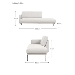 Chaise Longue Fluente*Westwing Collection Online