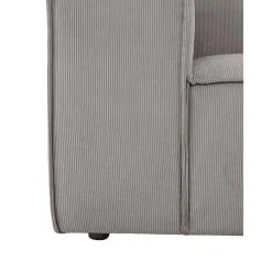 Chaise Longue Xl Componibile In Velluto A Coste Lennon*Westwing Collection Online