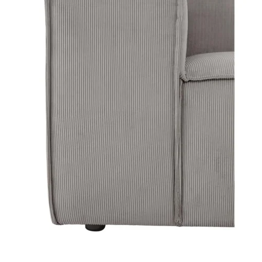 Chaise Longue Xl Componibile In Velluto A Coste Lennon*Westwing Collection Online
