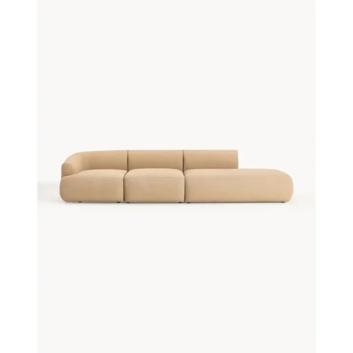 Chaise Longue Xl Componibile In Boucle Sofia*Westwing Collection Fashion