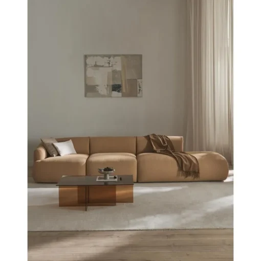 Chaise Longue Xl Componibile In Boucle Sofia*Westwing Collection Fashion