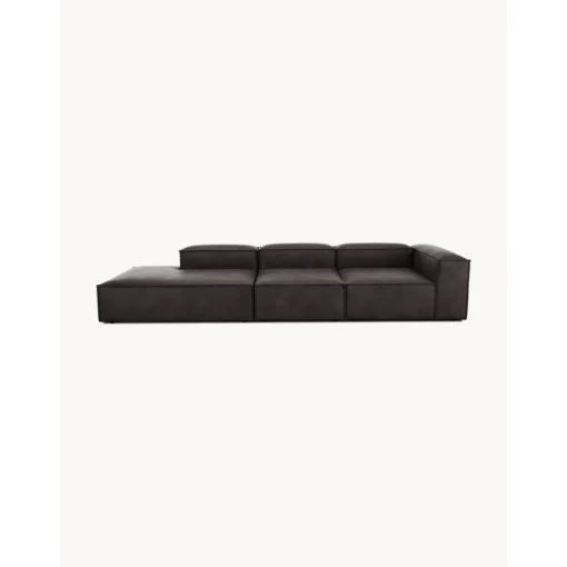 Chaise Longue Xl Componibile In Pelle Riciclata Lennon*Westwing Collection Online