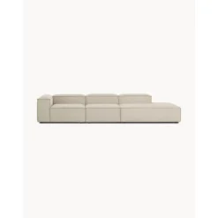 Chaise Longue Xl Componibile In Velluto A Coste Lennon*Westwing Collection Fashion